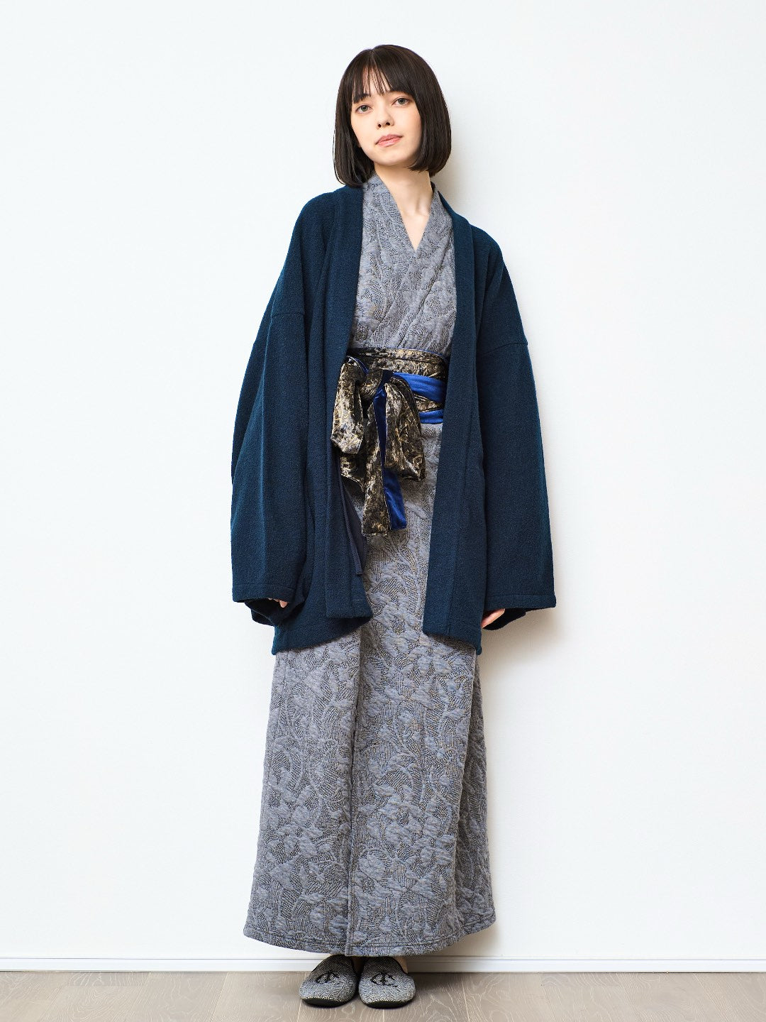 YUKATA 刺子ジャガード (GLEY) WOMAN