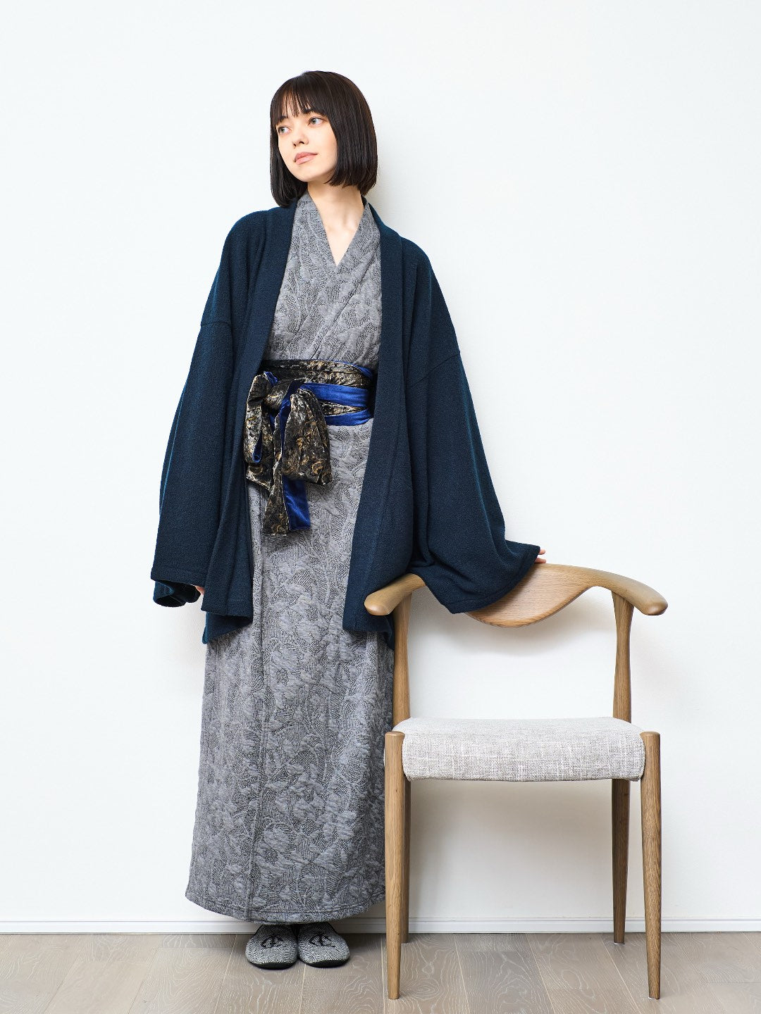 YUKATA 刺子ジャガード (GLEY) WOMAN