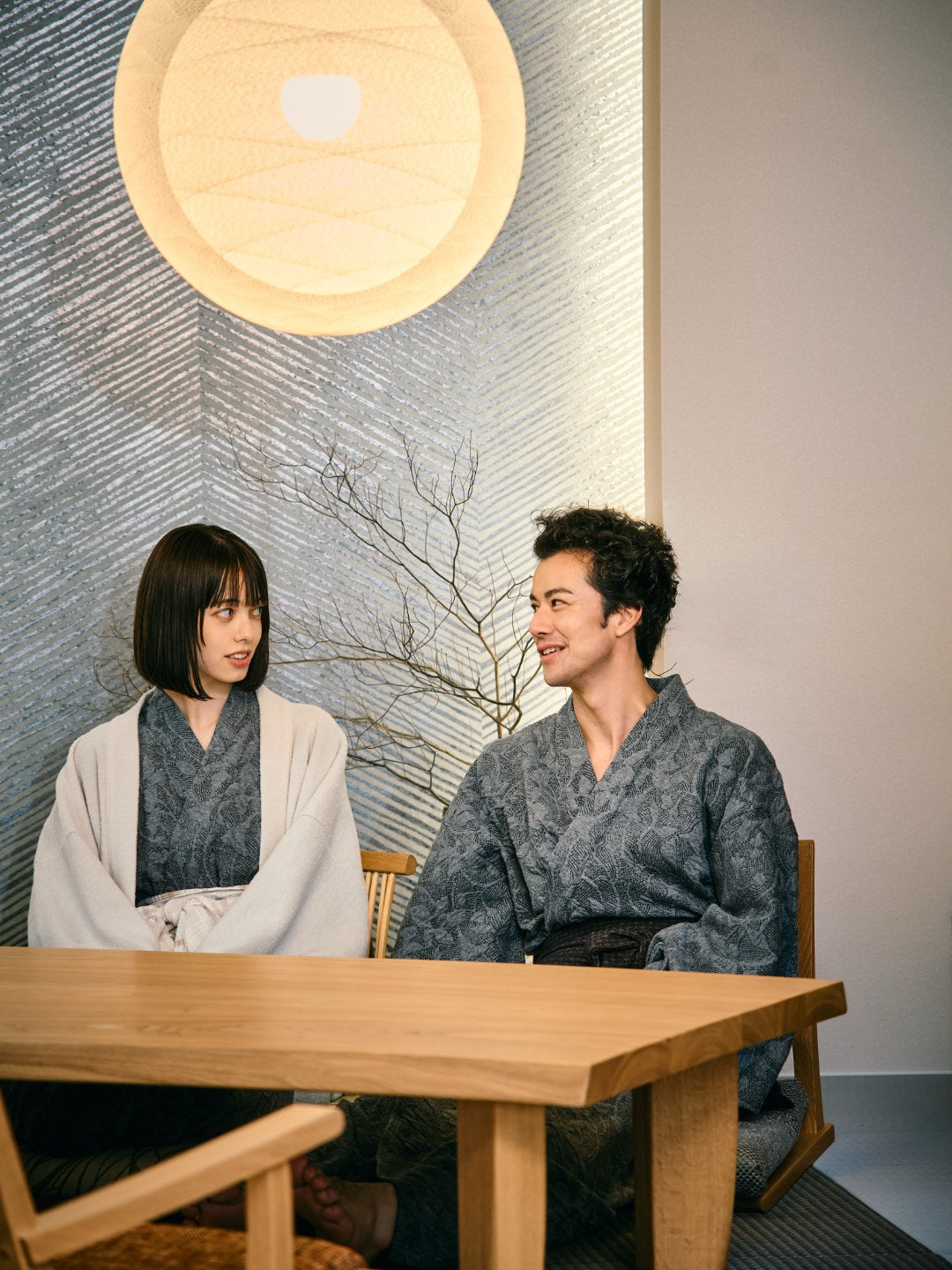 YUKATA 刺子ジャガード (GLEY) WOMAN