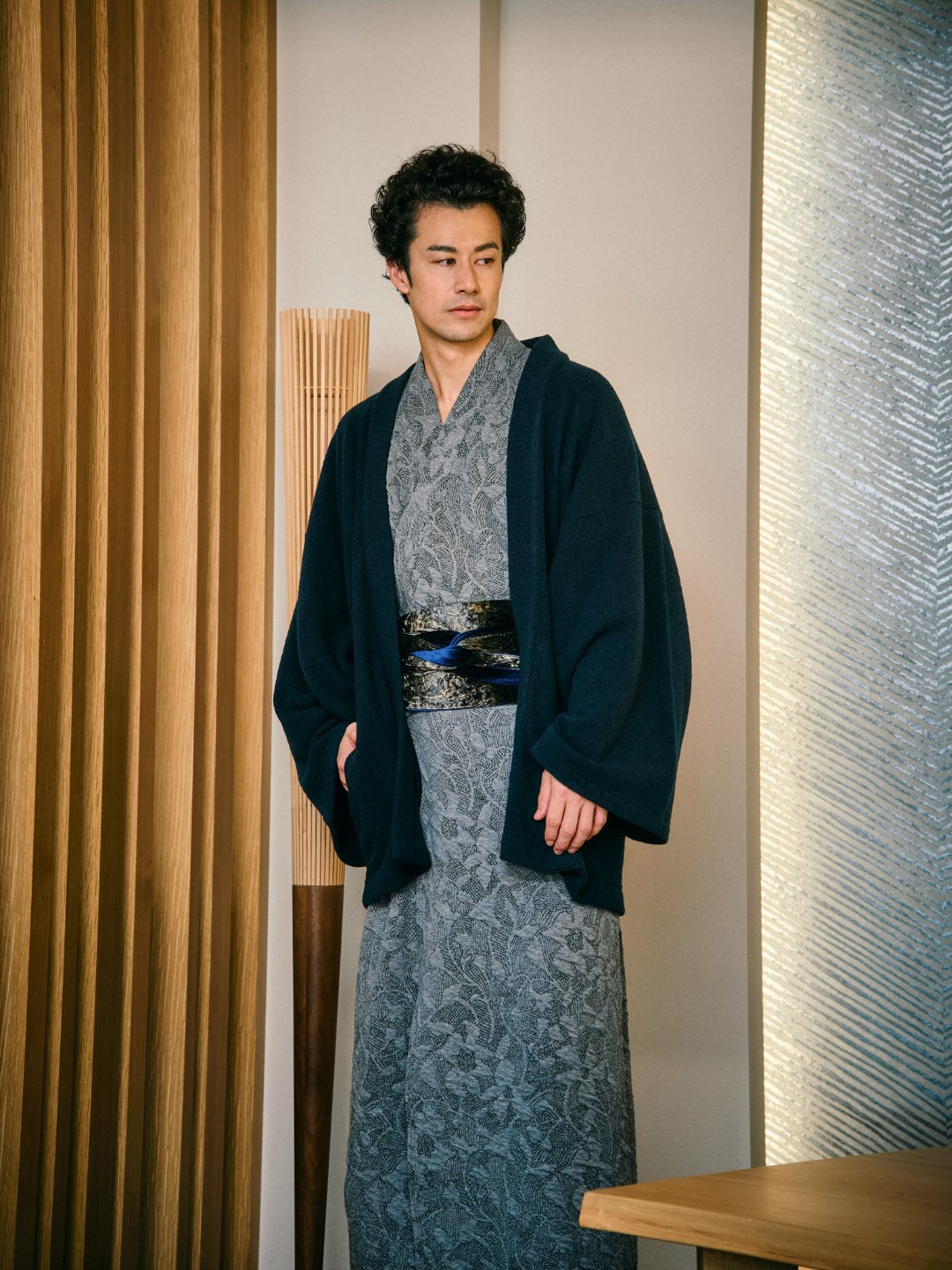 YUKATA 刺子ジャガード (GLEY) MEN