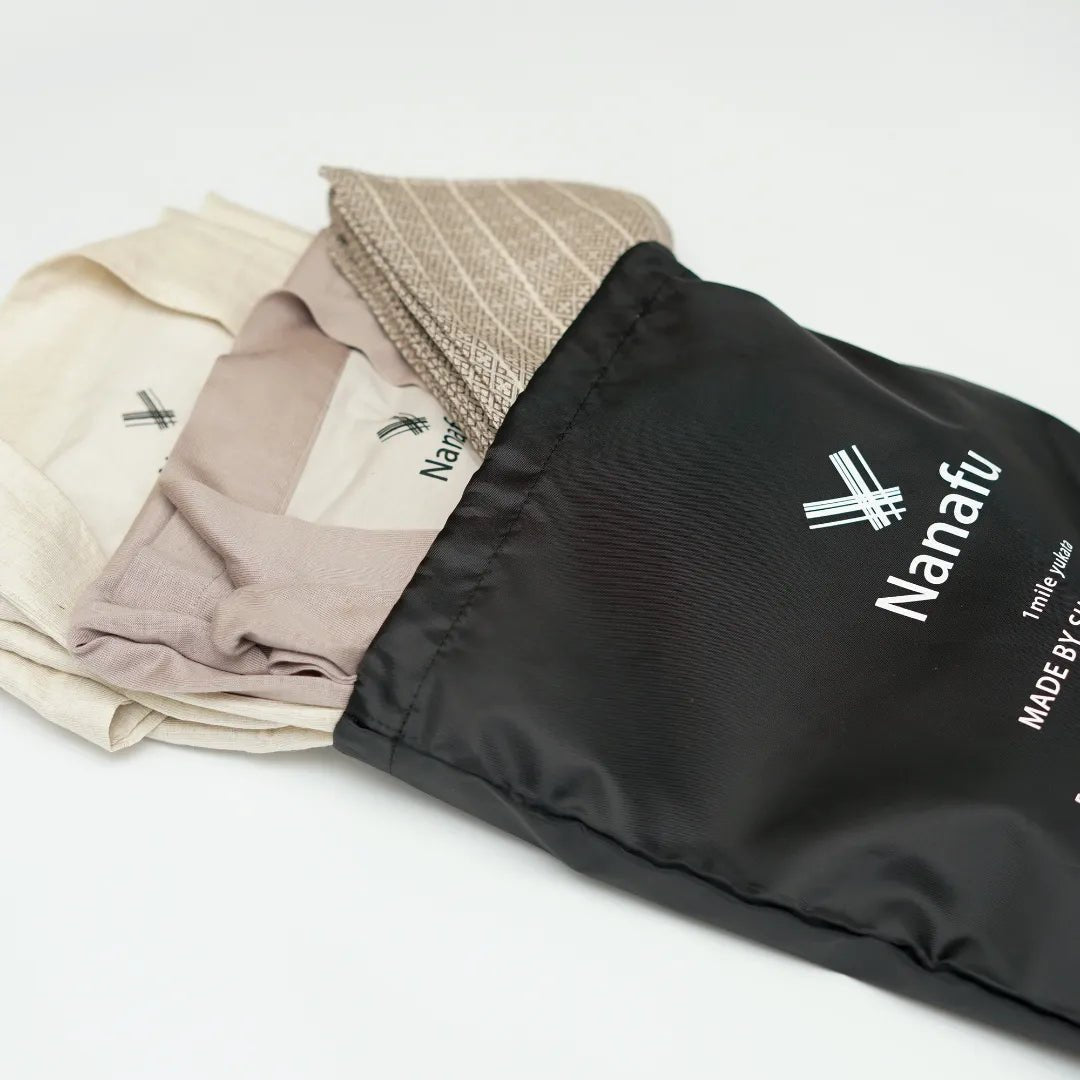 トラベルバック(Nanafuオリジナル) - Nanafu|YUKATA Roomwear