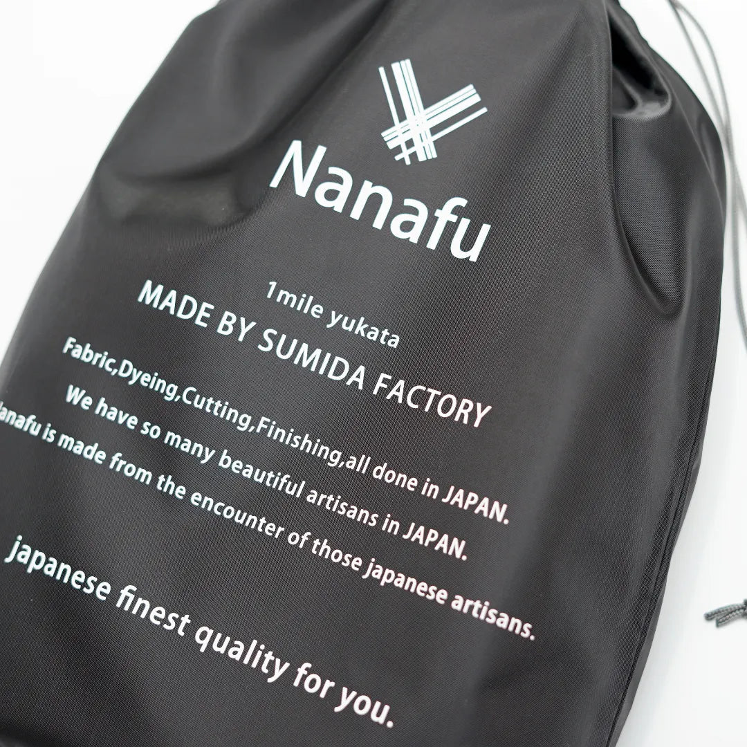トラベルバック(Nanafuオリジナル) - Nanafu|YUKATA Roomwear