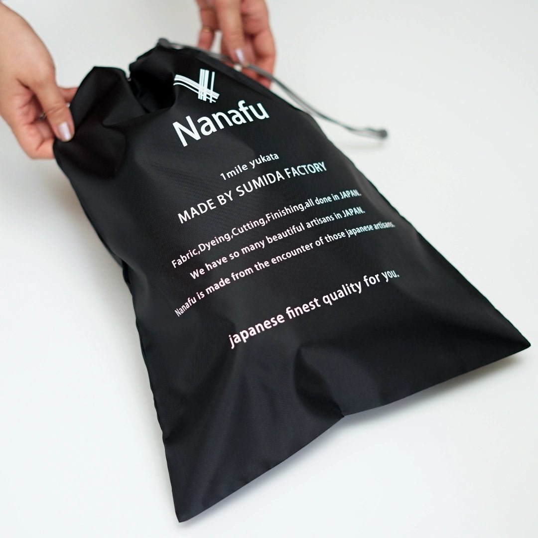 トラベルバック(Nanafuオリジナル) - Nanafu|YUKATA Roomwear