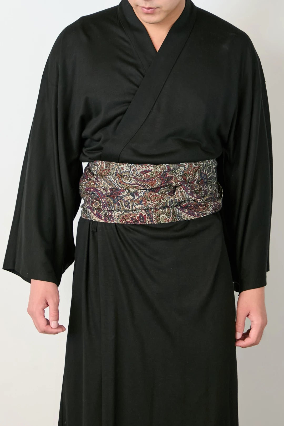 外帯(ゴブラン)−ペイズリー− Obi Belt for Outing (Gobelins) - Paisley - Nanafu|YUKATA Roomwear