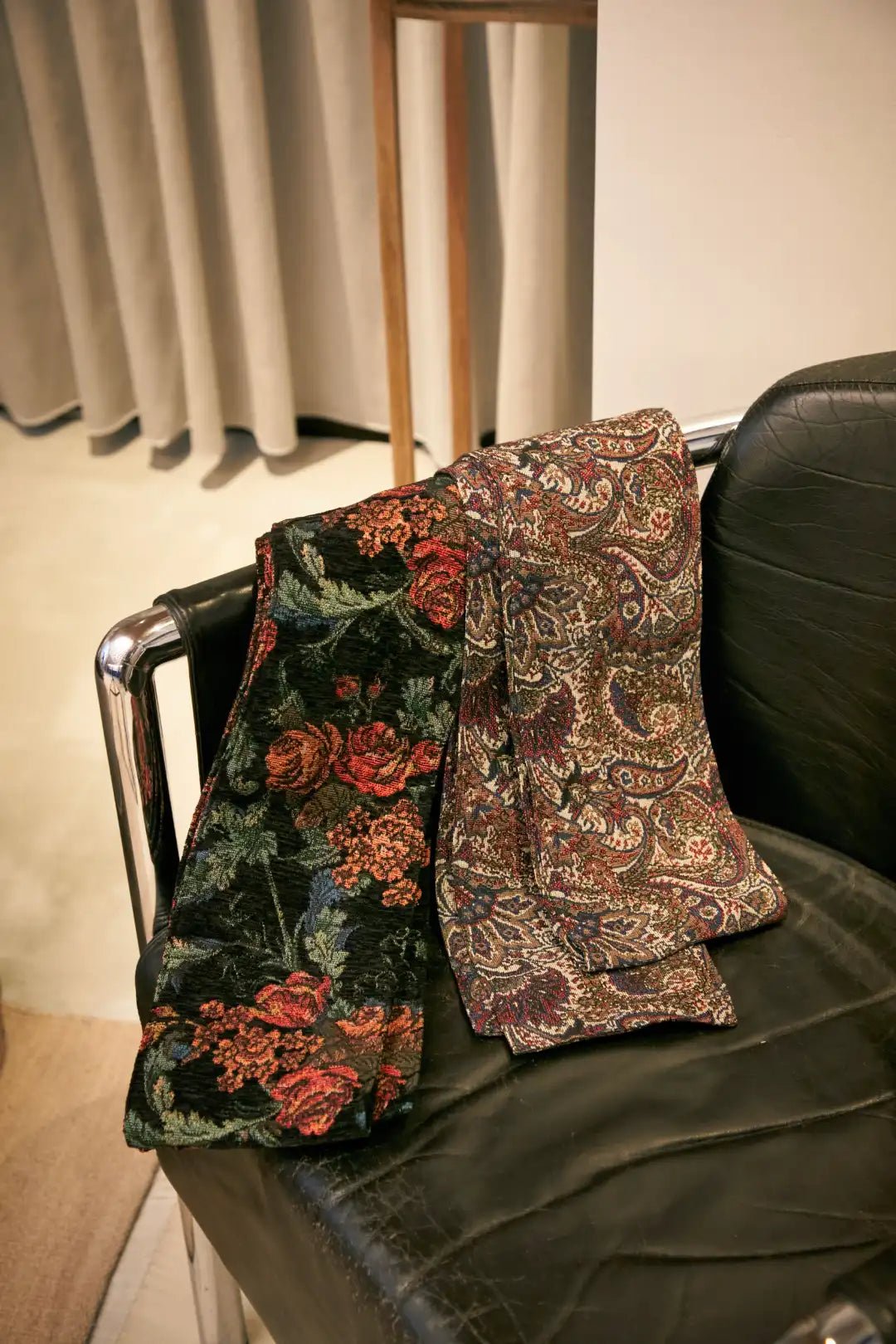 外帯(モールゴブラン)−フラワー− Obi Belt for Outing (Mole Gobelins) - Paisley - Nanafu|YUKATA Roomwear