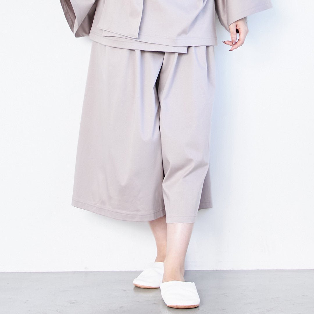 【10月上旬発送予定】【セットアップ】浴衣ルームウェア・セパレート - 光悦茶(こうえつちゃ)・モカベージュ - Nanafu|YUKATA Roomwear