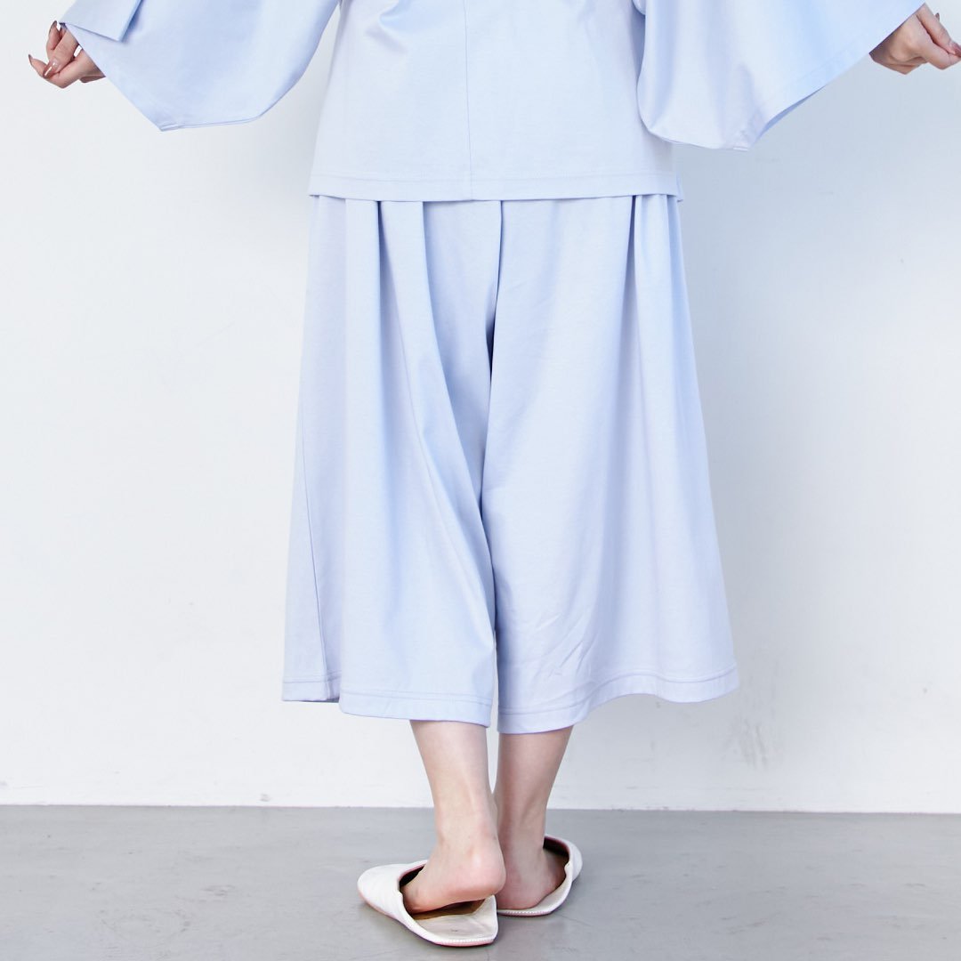 【10月上旬発送予定】【ボトムス】浴衣ルームウェア・セパレート - サックスブルー・勿忘草(わすれなぐさ)- - Nanafu|YUKATA Roomwear