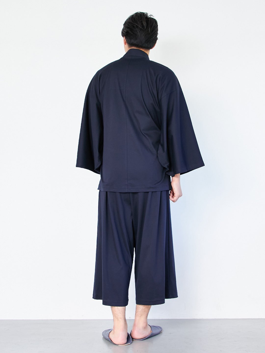 【10月上旬発送予定】【セットアップ】浴衣ルームウェア・セパレート - ネイビー・留紺(とまりこん) - Nanafu|YUKATA Roomwear