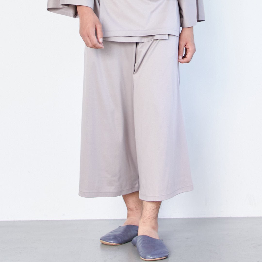 【10月上旬発送予定】【ボトムス】浴衣ルームウェア・セパレート - モカベージュ ・・光悦茶(こうえつちゃ)- - Nanafu|YUKATA Roomwear