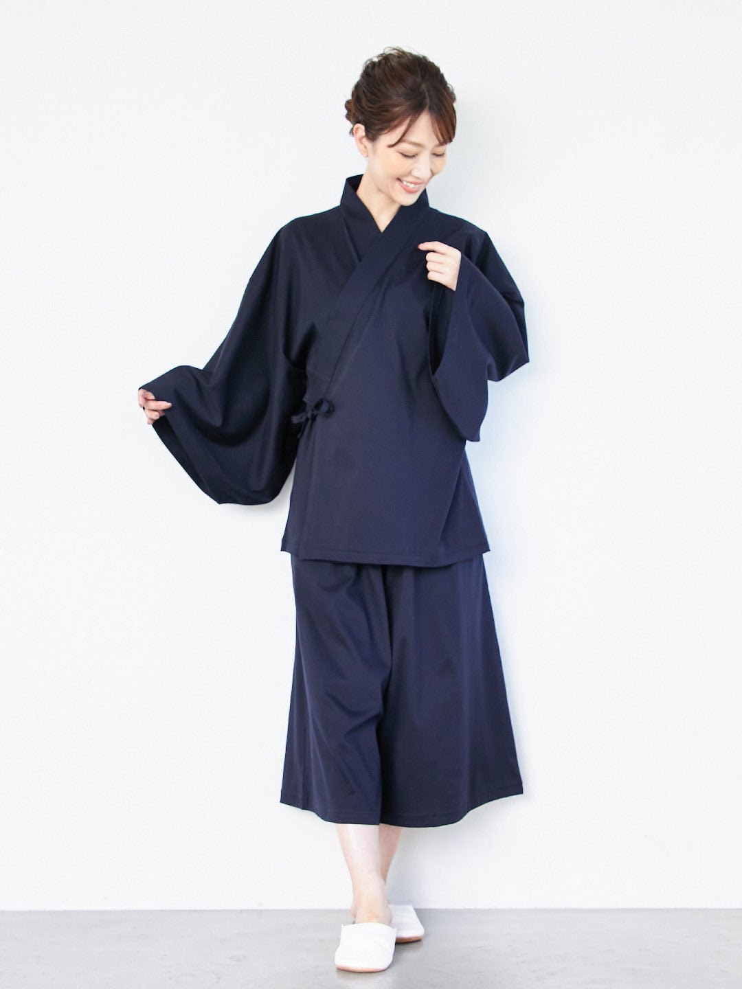 【10月上旬発送予定】【ボトムス】浴衣ルームウェア・セパレート - モカベージュ ・・光悦茶(こうえつちゃ)- - Nanafu|YUKATA Roomwear