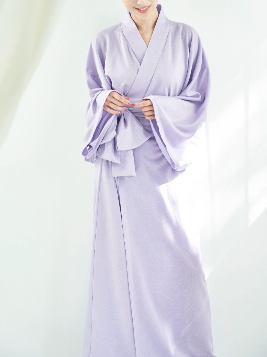 【3月下旬 発送予定】浴衣ルームウェア・プレミアム- 藤 - Yukata Roomwear Premium-Wisteria- - Nanafu|YUKATA Roomwear