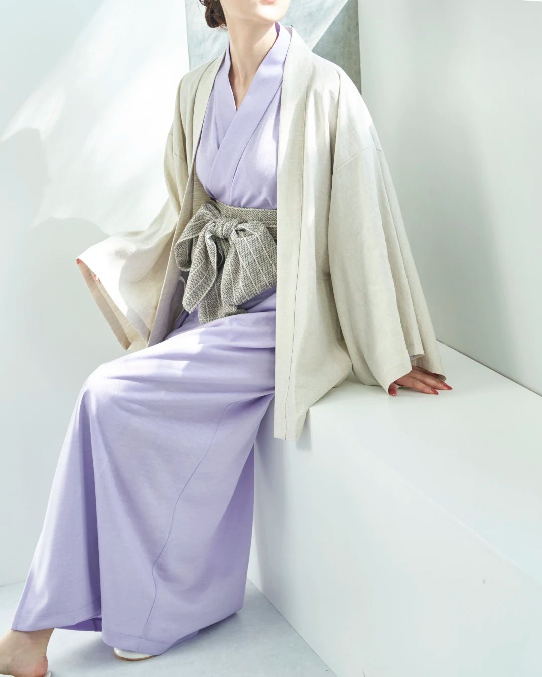 【3月下旬 発送予定】浴衣ルームウェア・プレミアム- 藤 - Yukata Roomwear Premium-Wisteria- - Nanafu|YUKATA Roomwear