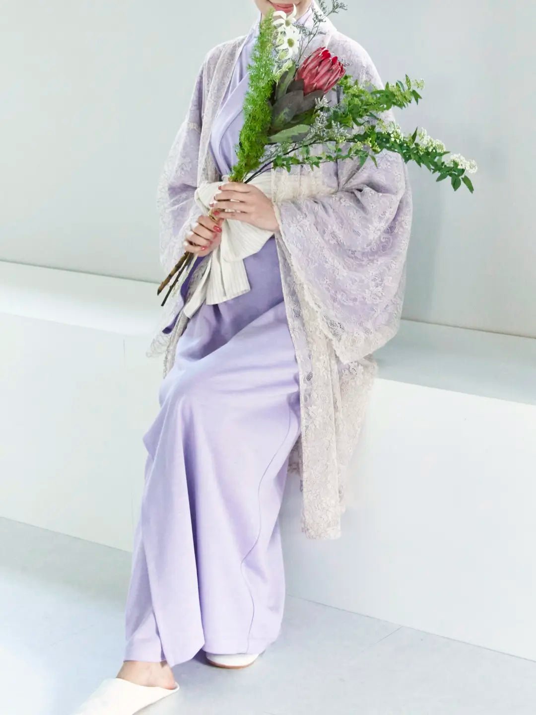 【3月下旬 発送予定】浴衣ルームウェア・プレミアム- 藤 - Yukata Roomwear Premium-Wisteria- - Nanafu|YUKATA Roomwear