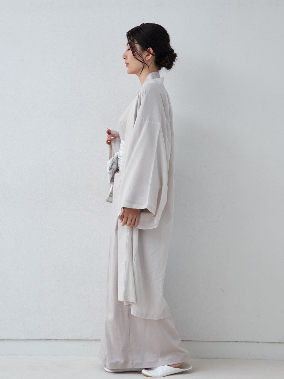 HAORI Long Cotton (White)