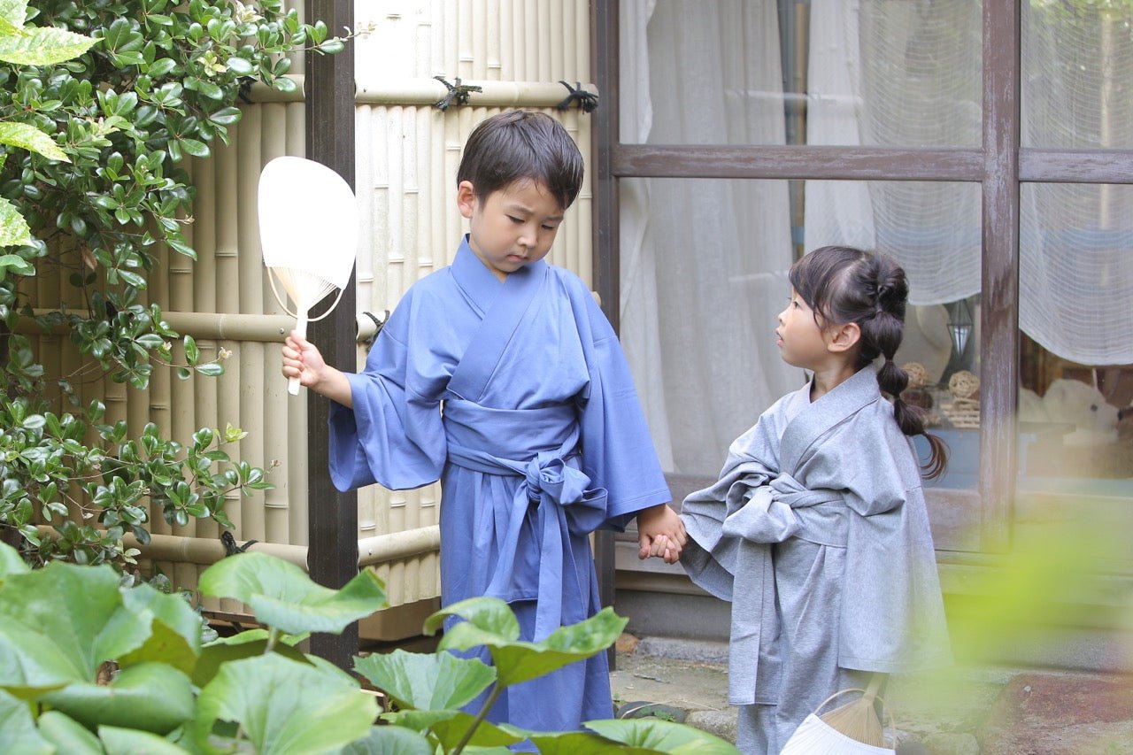 浴衣ルームウェア・キッズ- Yukata Roomwear Kids- - Nanafu|YUKATA Roomwear