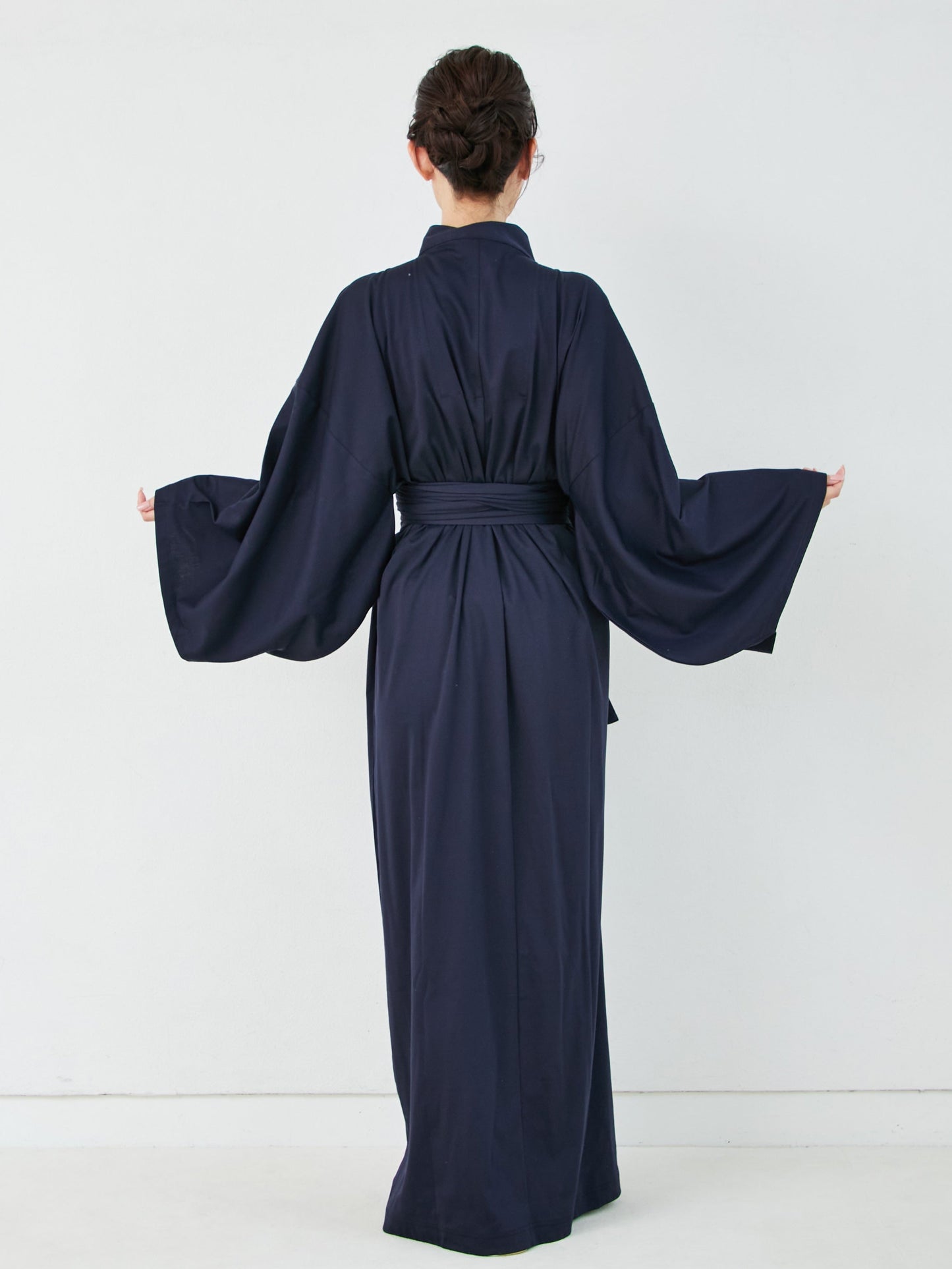 浴衣ルームウェア・ナチュラル -ネイビー- Yukata Roomwear-Navy- - Nanafu|YUKATA Roomwear
