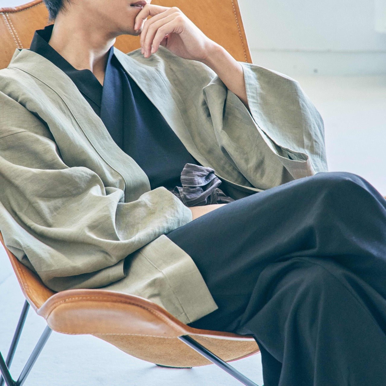 浴衣ルームウェア・プレミアム-ブラック- Yukata Roomwear Premium-Black- - Nanafu|YUKATA Roomwear