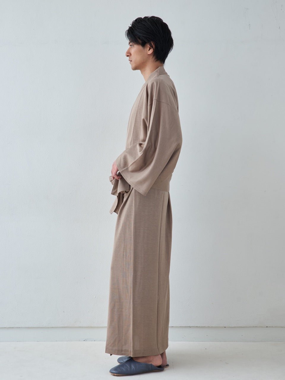 浴衣ルームウェア・プレミアム-キャメル- Yukata Roomwear Premium-Camel- - Nanafu|YUKATA Roomwear