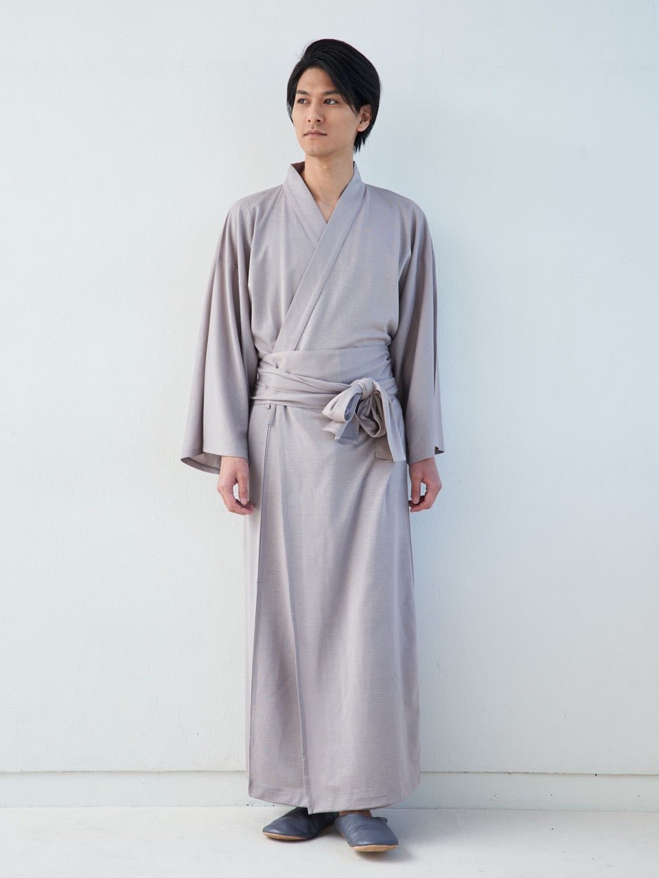 浴衣ルームウェア・プレミアム-グレー- Yukata Roomwear Premium-Grey- - Nanafu|YUKATA Roomwear