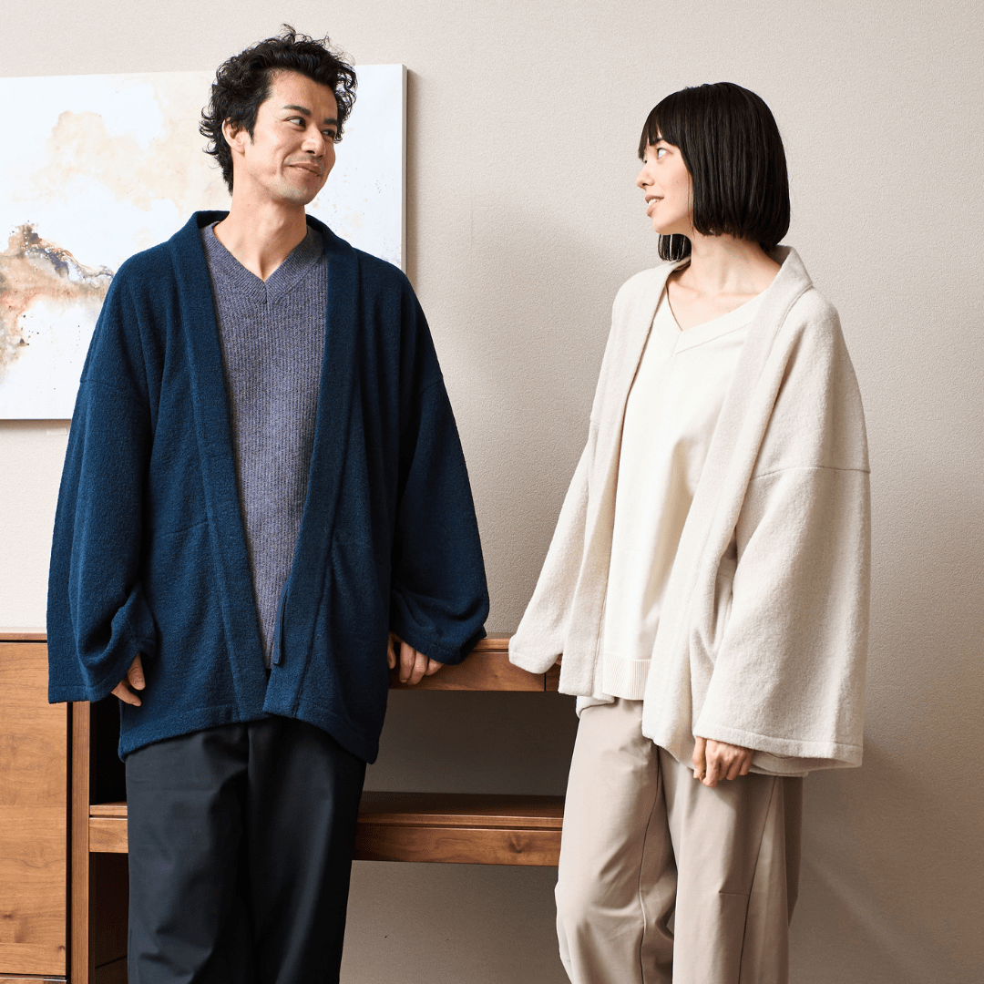 しっとり、軽やかな「心地よい温もり」HAORIカーディガンを冬の贈り物に。 - Nanafu｜YUKATA