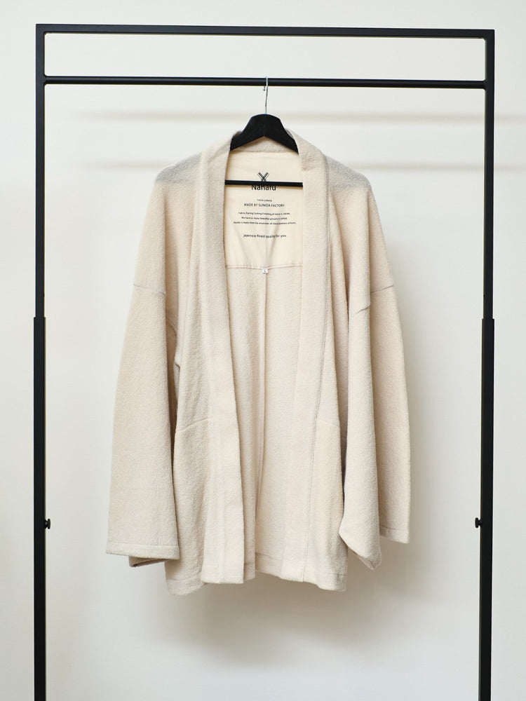 
                  
                    【11月中旬以降発送】HAORI カーディガン Wool (White)
                  
                