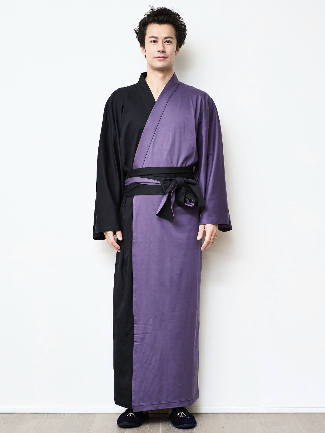 YUKATA   Bicolor (Black × 紫)Men
