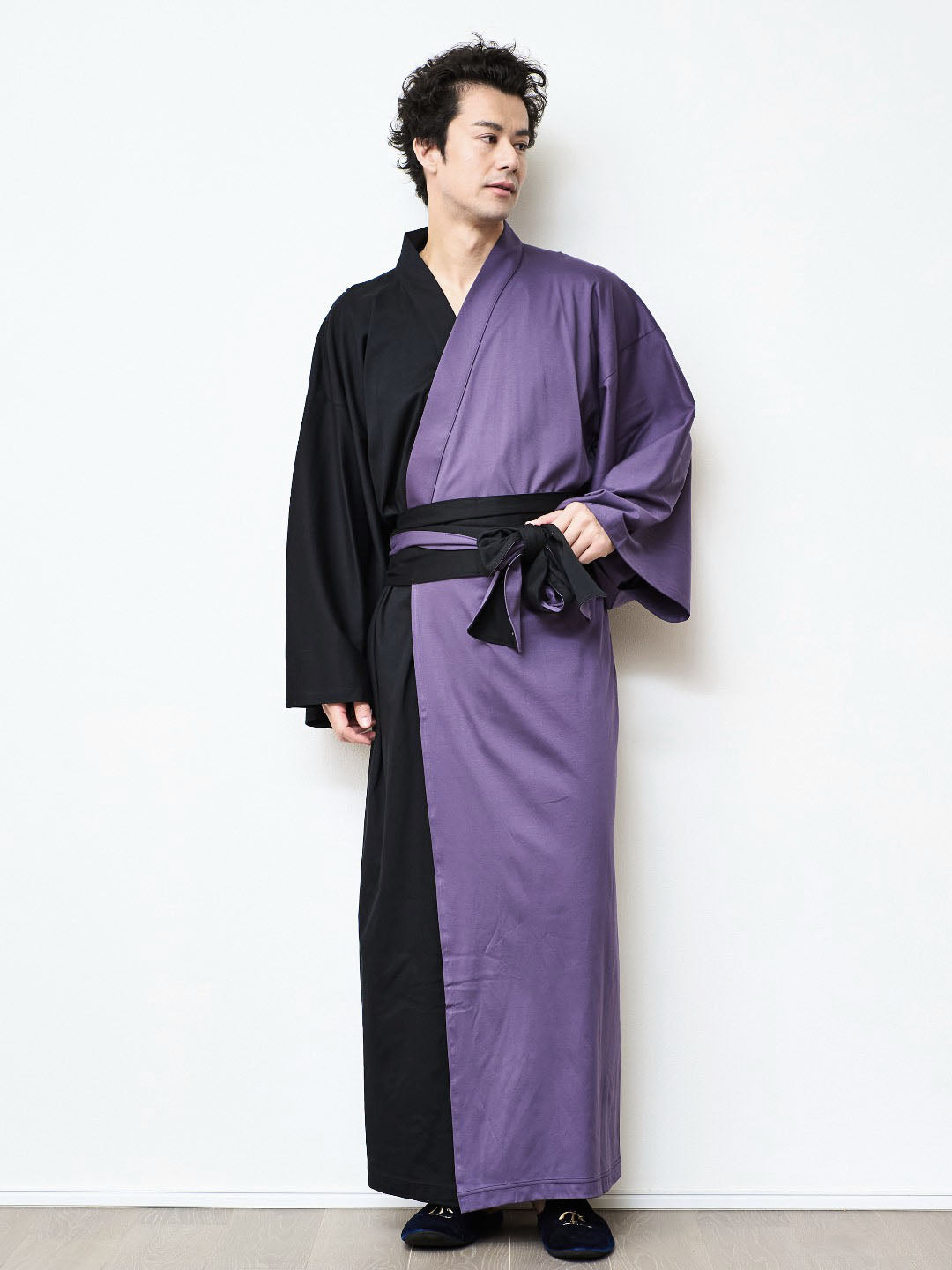YUKATA   Bicolor (Black × 紫)Men