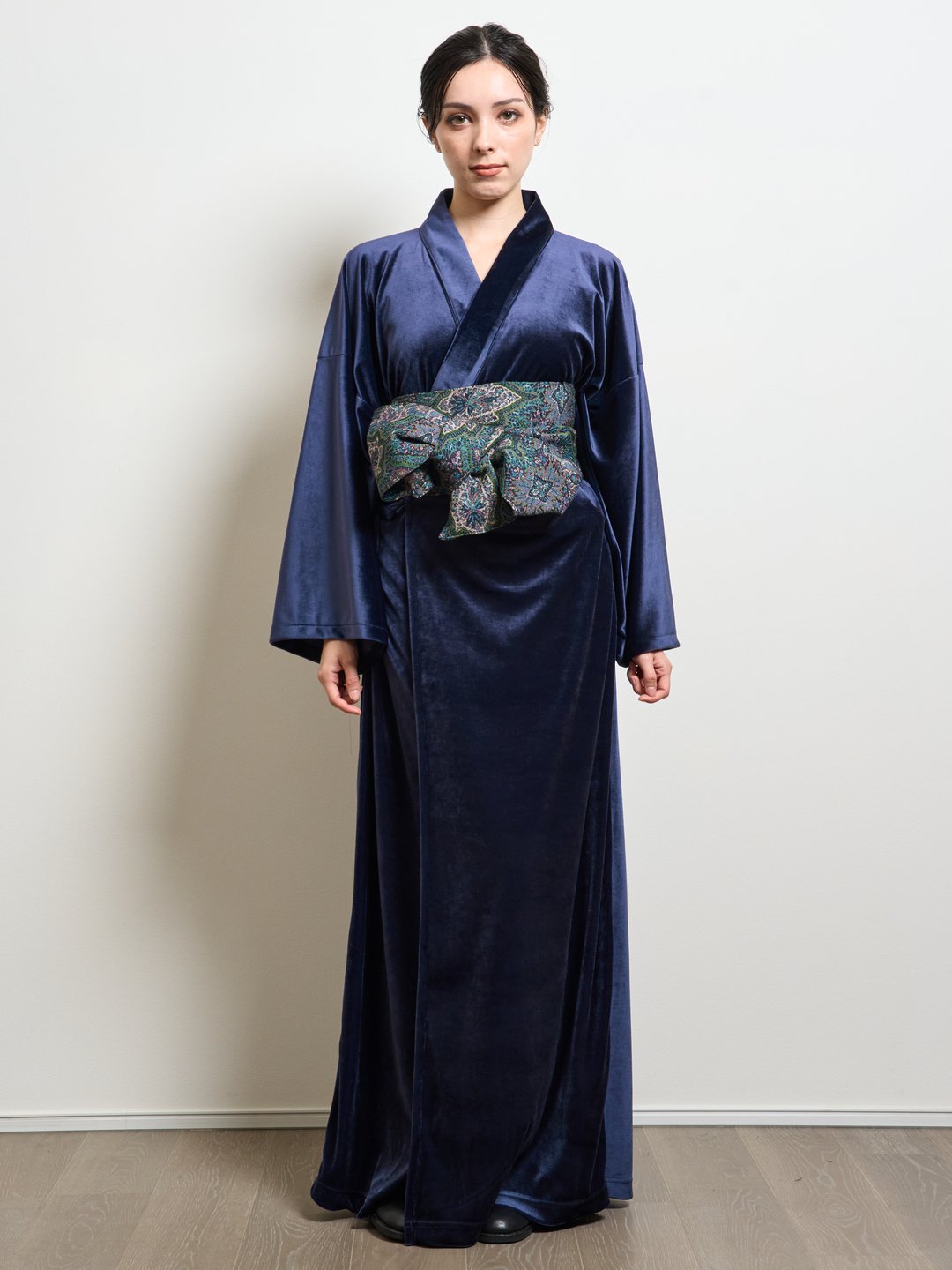 
                  
                    (10/1~start)YUKATA・ロイヤルベロア（ディープネイビー） - Yukata Royal Velor-Deep Navy- Women
                  
                