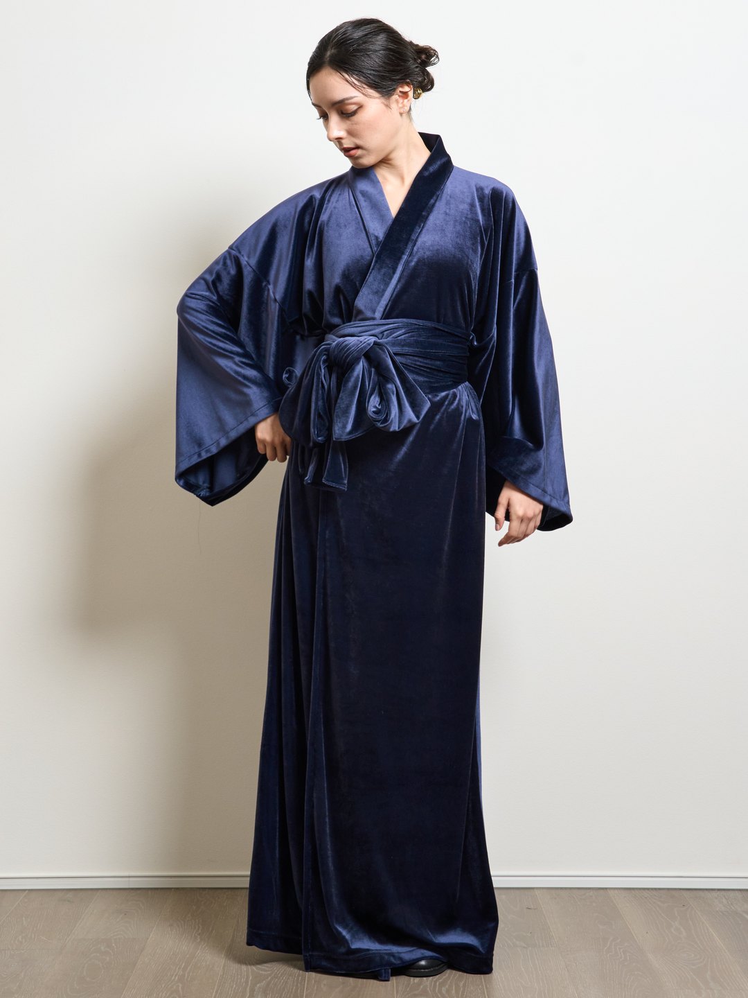 
                  
                    (10/1~start)YUKATA・ロイヤルベロア（ディープネイビー） - Yukata Royal Velor-Deep Navy- Women
                  
                