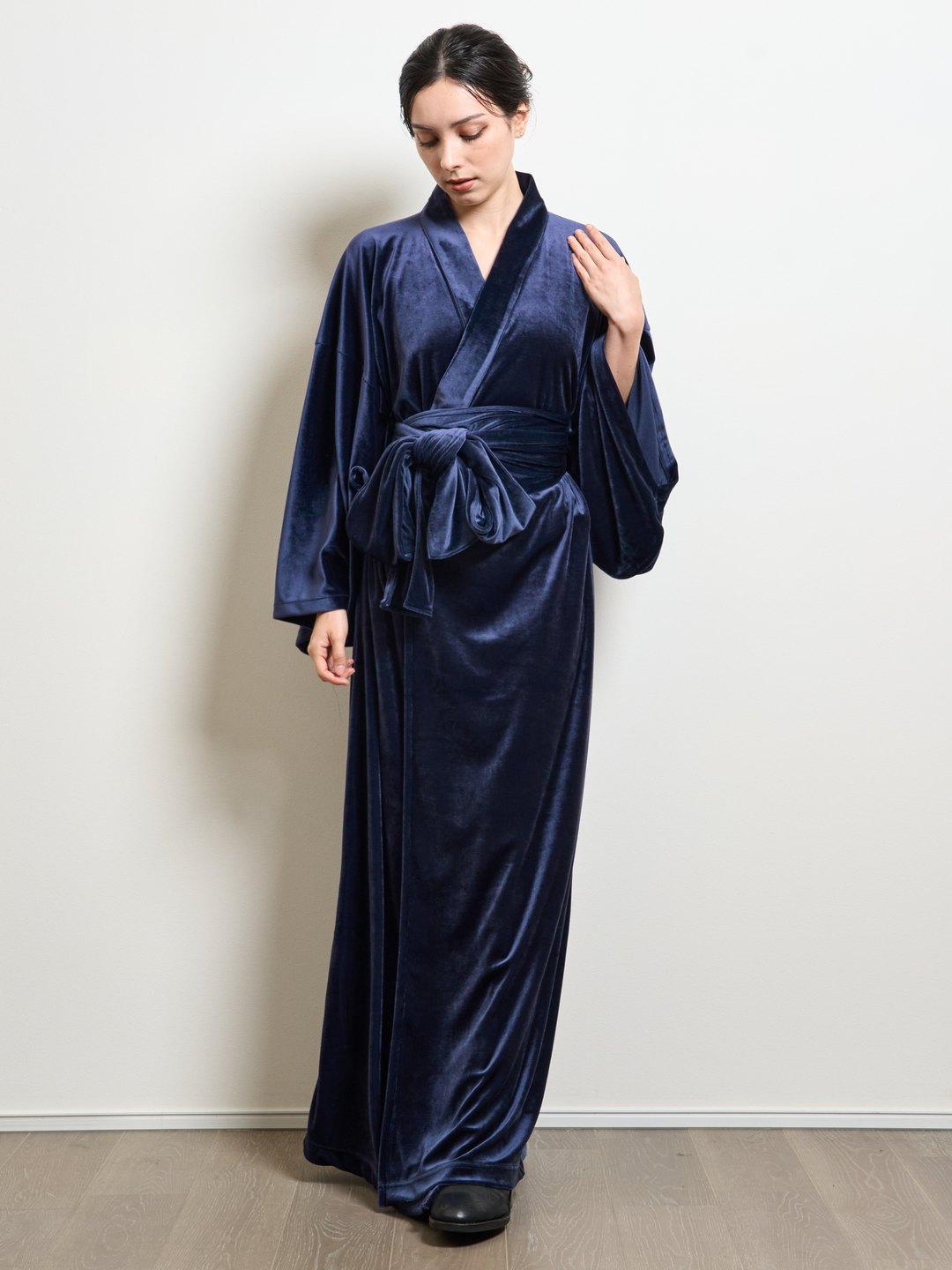 
                  
                    (10/1~start)YUKATA・ロイヤルベロア（ディープネイビー） - Yukata Royal Velor-Deep Navy- Women
                  
                