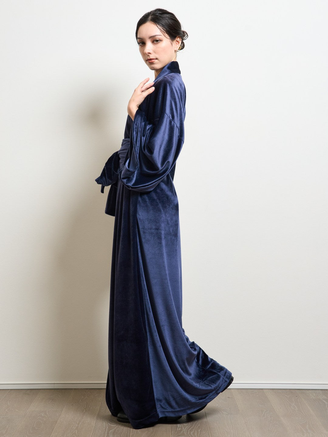 
                  
                    (10/1~start)YUKATA・ロイヤルベロア（ディープネイビー） - Yukata Royal Velor-Deep Navy- Women
                  
                