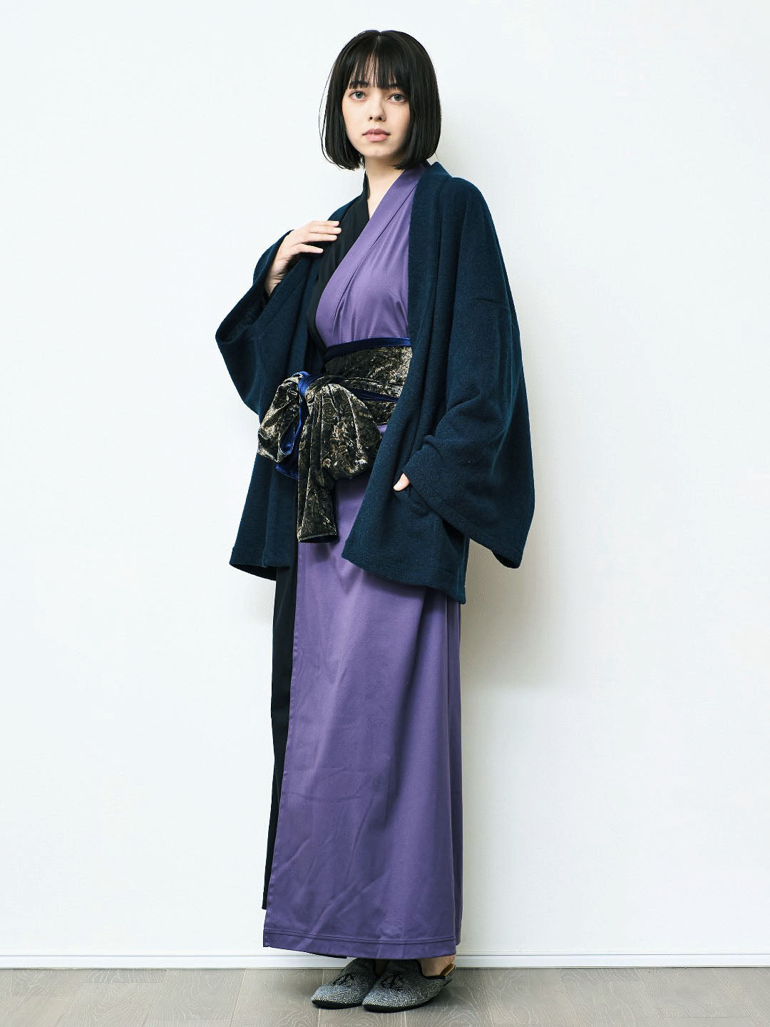 
                  
                    YUKATA  Bicolor (Black × 紫) Women
                  
                