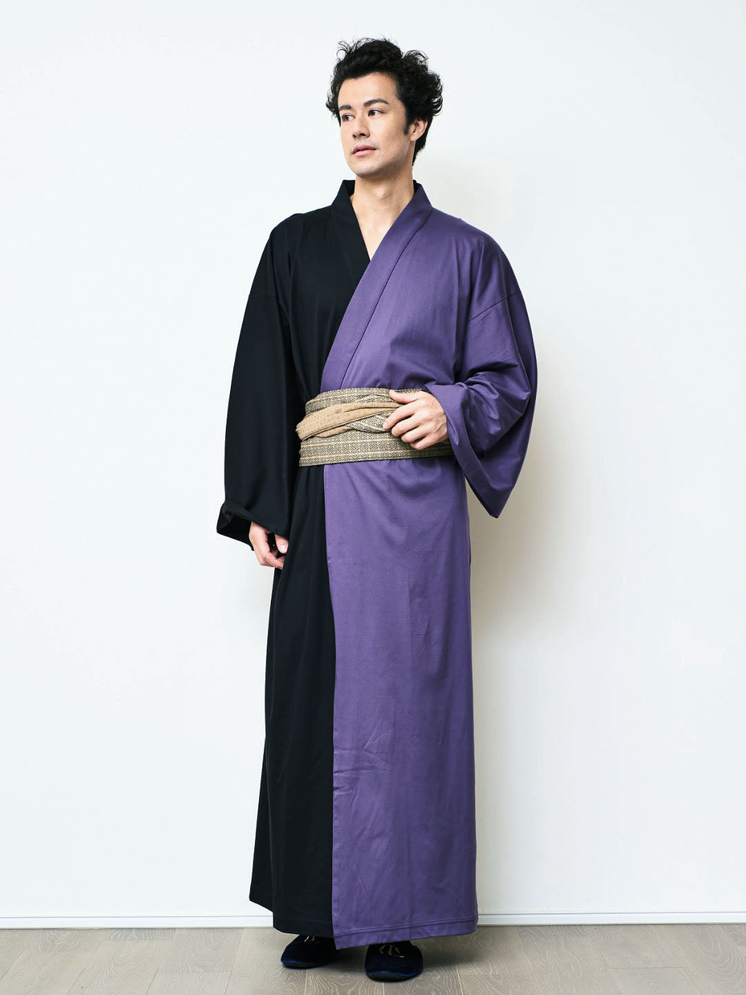 YUKATA   Bicolor (Black × 紫)Men
