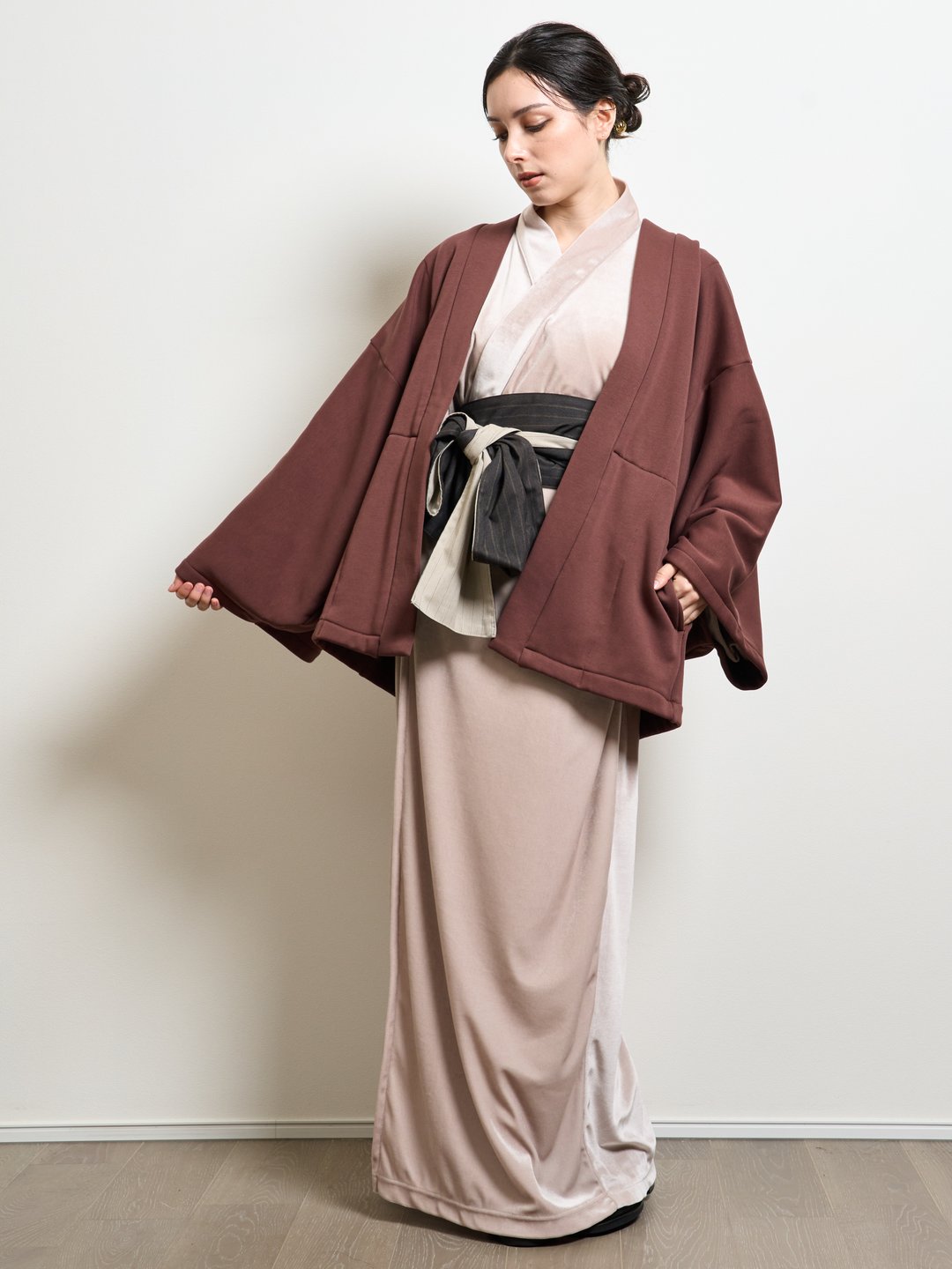 (10/1~start)YUKATA・ロイヤルベロア（シャンパン） - Yukata Royal Velor-Champagne- Women