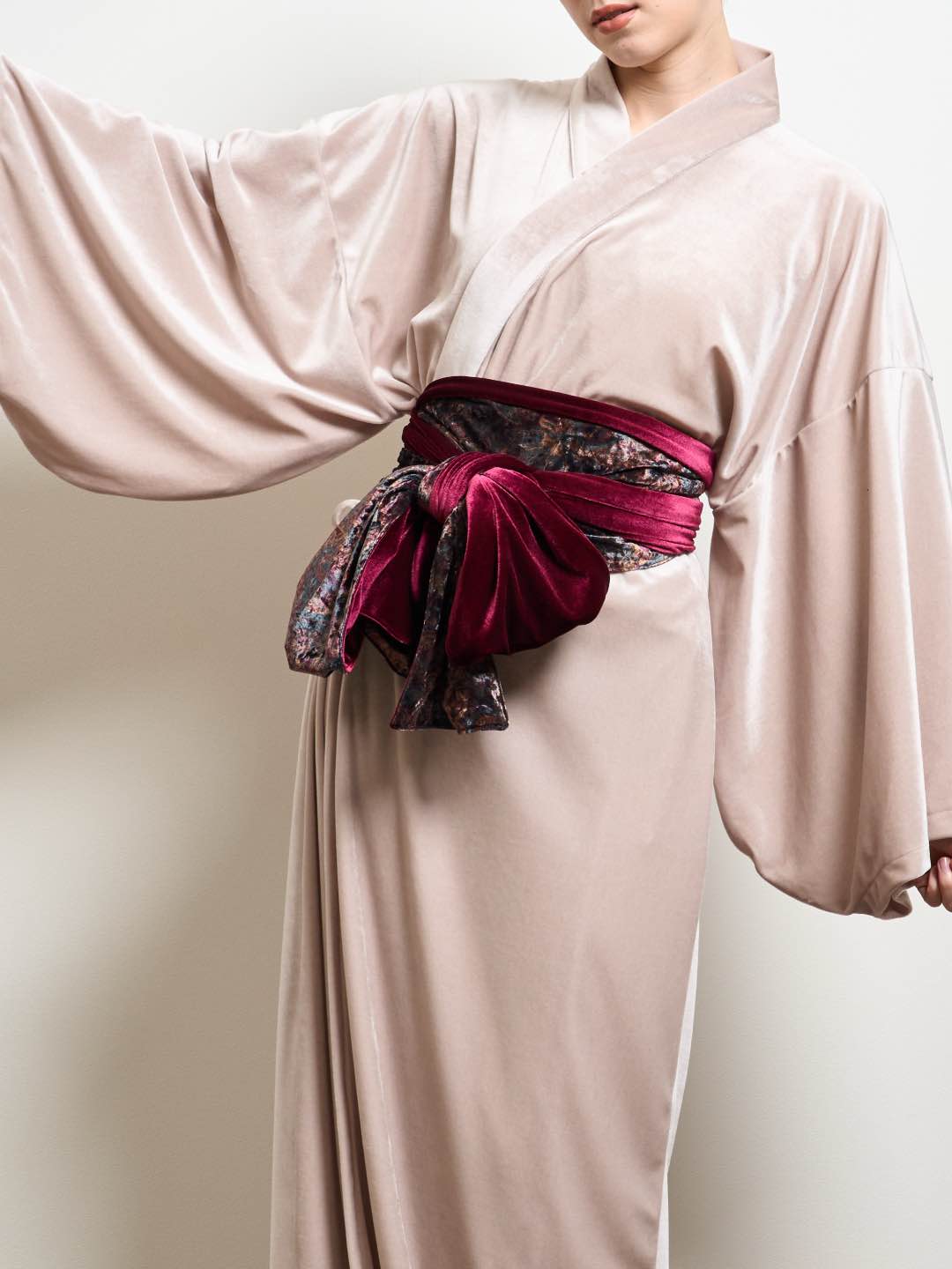 (10/1~start)OBI Reversible (Velor Wine /ベロア ワイン )