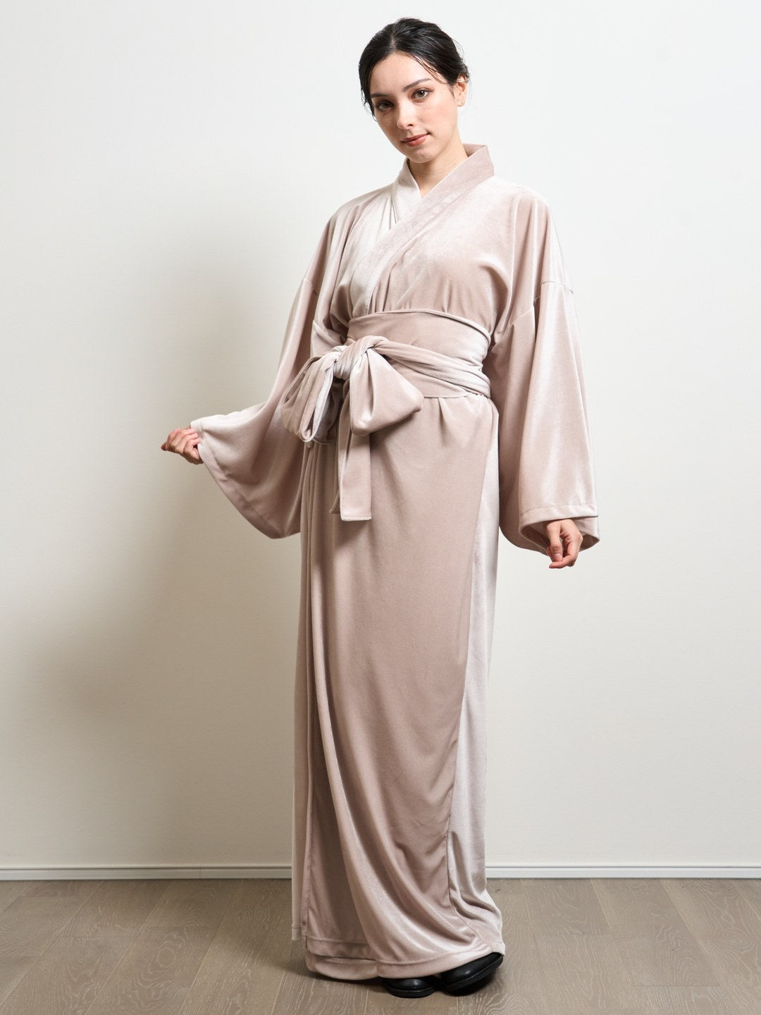 (10/1~start)YUKATA・ロイヤルベロア（シャンパン） - Yukata Royal Velor-Champagne- Women