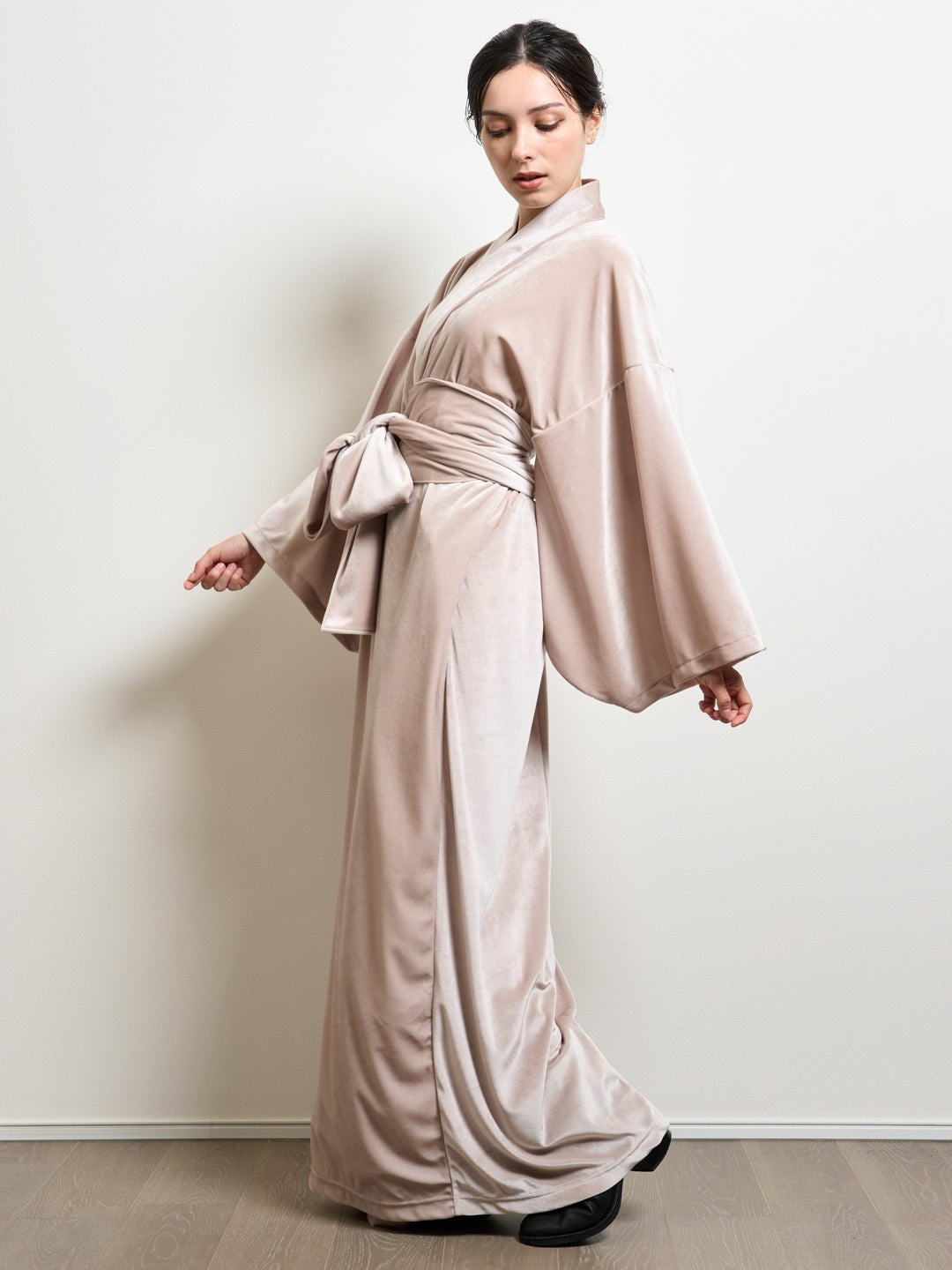 (10/1~start)YUKATA・ロイヤルベロア（シャンパン） - Yukata Royal Velor-Champagne- Women