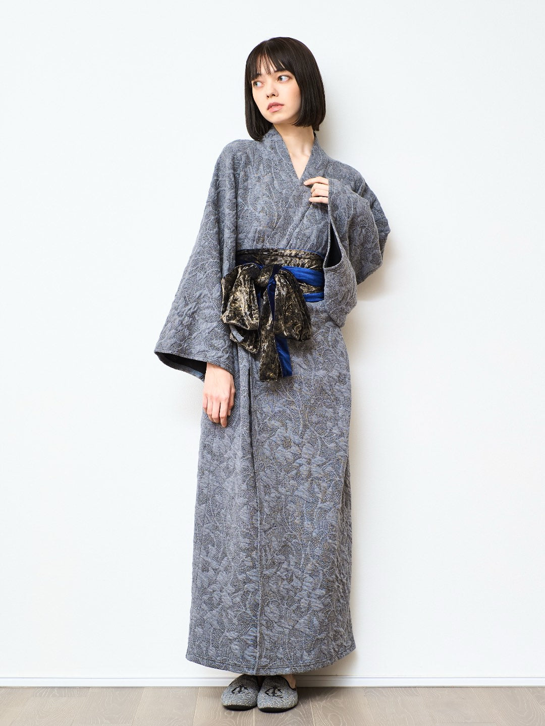 YUKATA 刺子ジャガード (GLEY) WOMAN