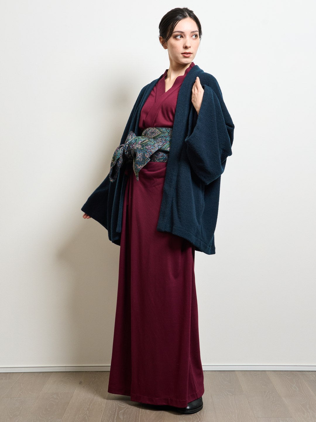 (10/1~start)YUKATA Premium (Burgundy)Women