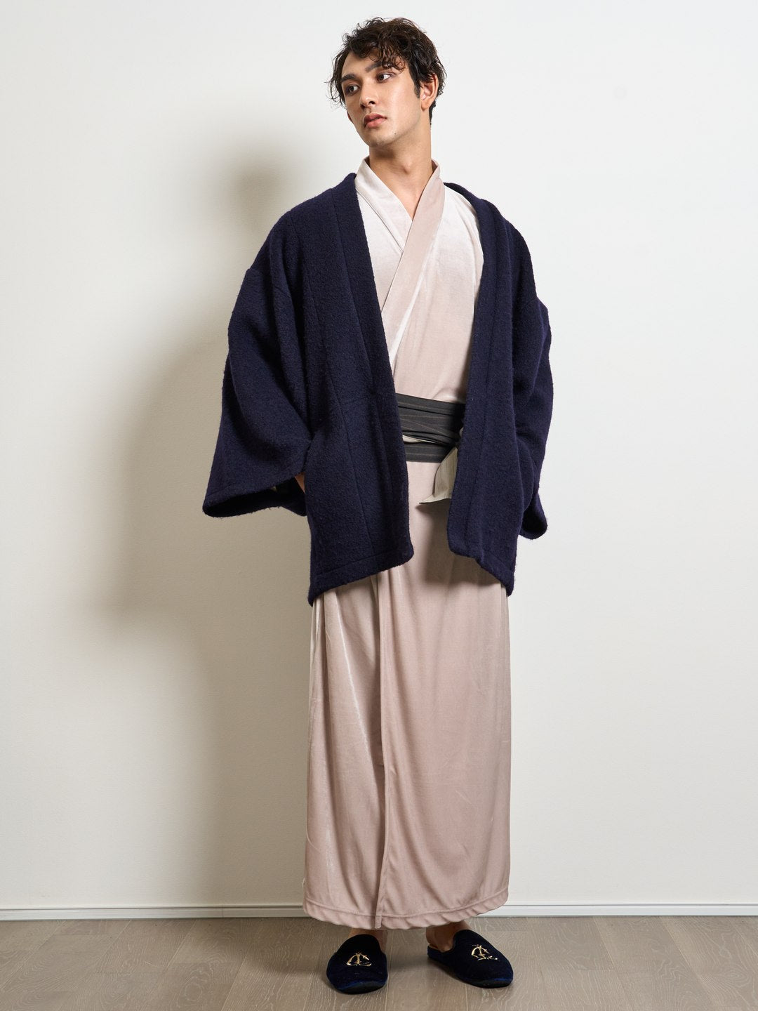 (10/1~start)YUKATA・ロイヤルベロア（シャンパン） - Yukata Royal Velor-Champagne- Men