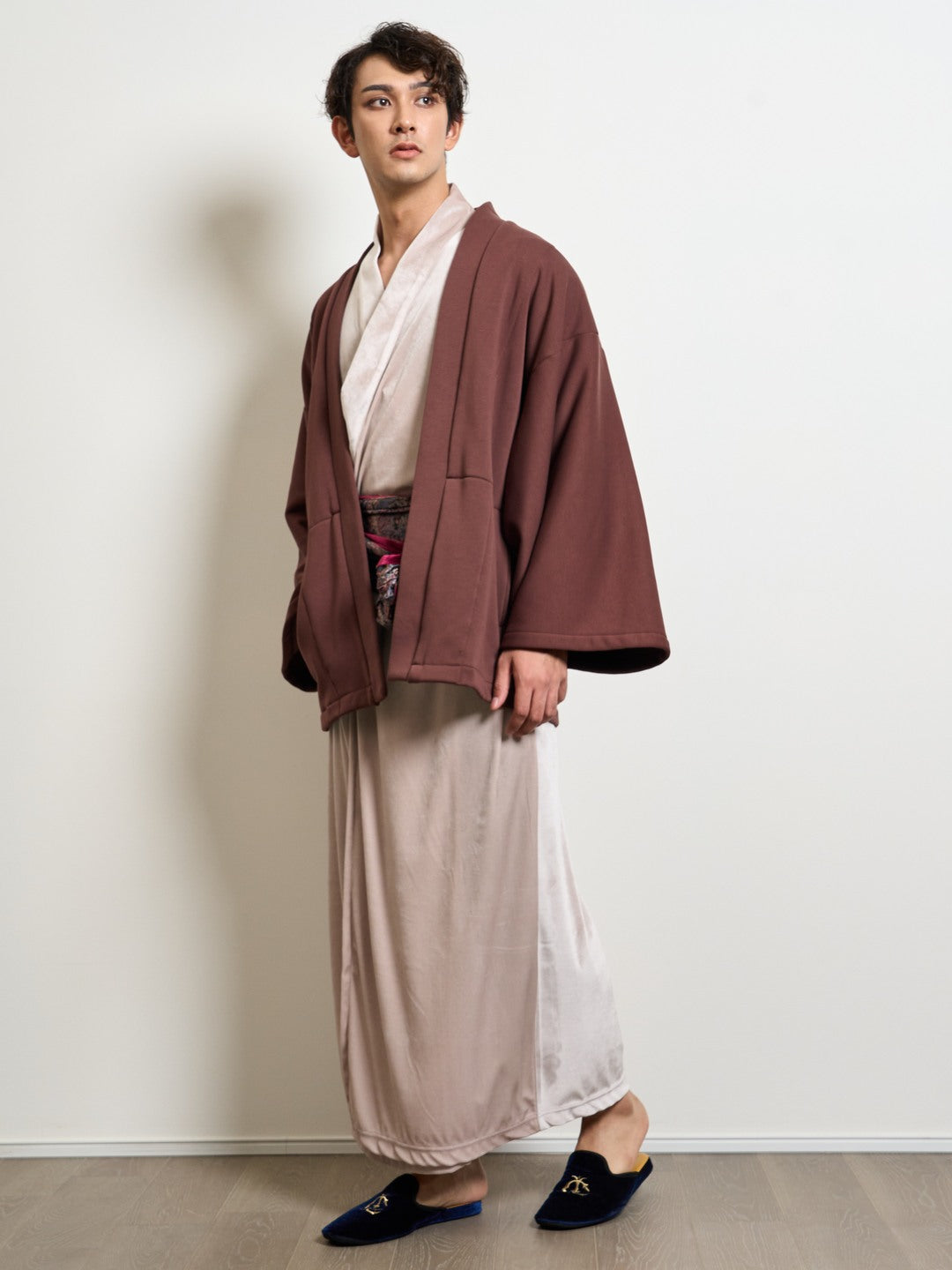 (10/1~start)YUKATA・ロイヤルベロア（シャンパン） - Yukata Royal Velor-Champagne- Men