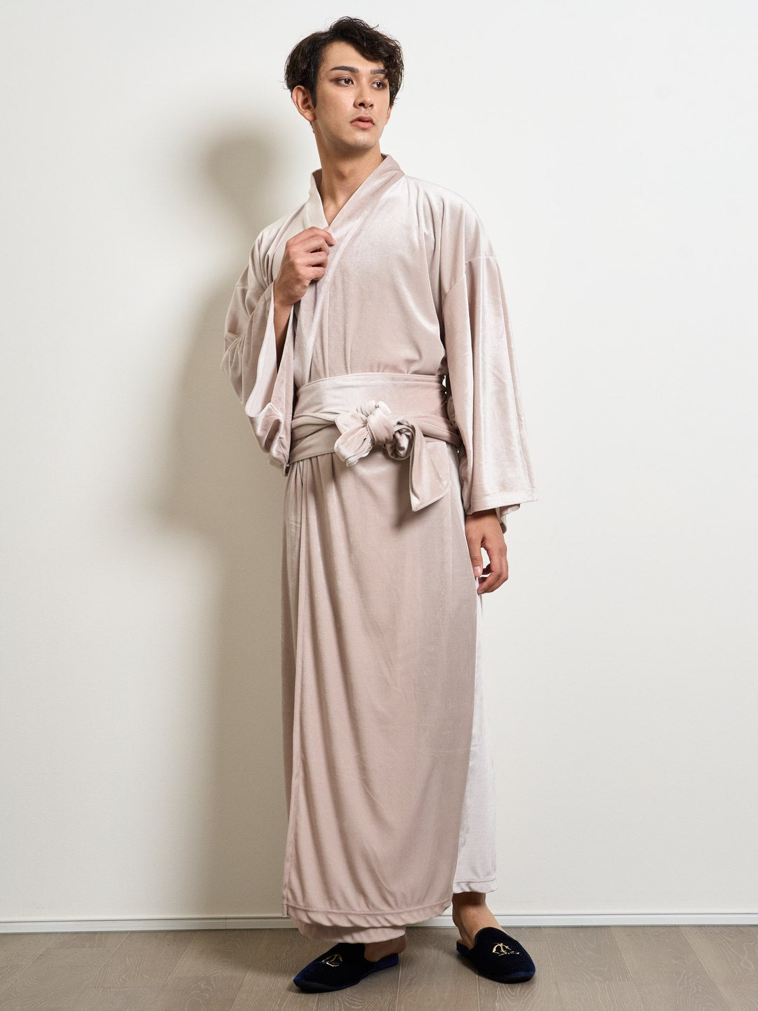 (10/1~start)YUKATA・ロイヤルベロア（シャンパン） - Yukata Royal Velor-Champagne- Men