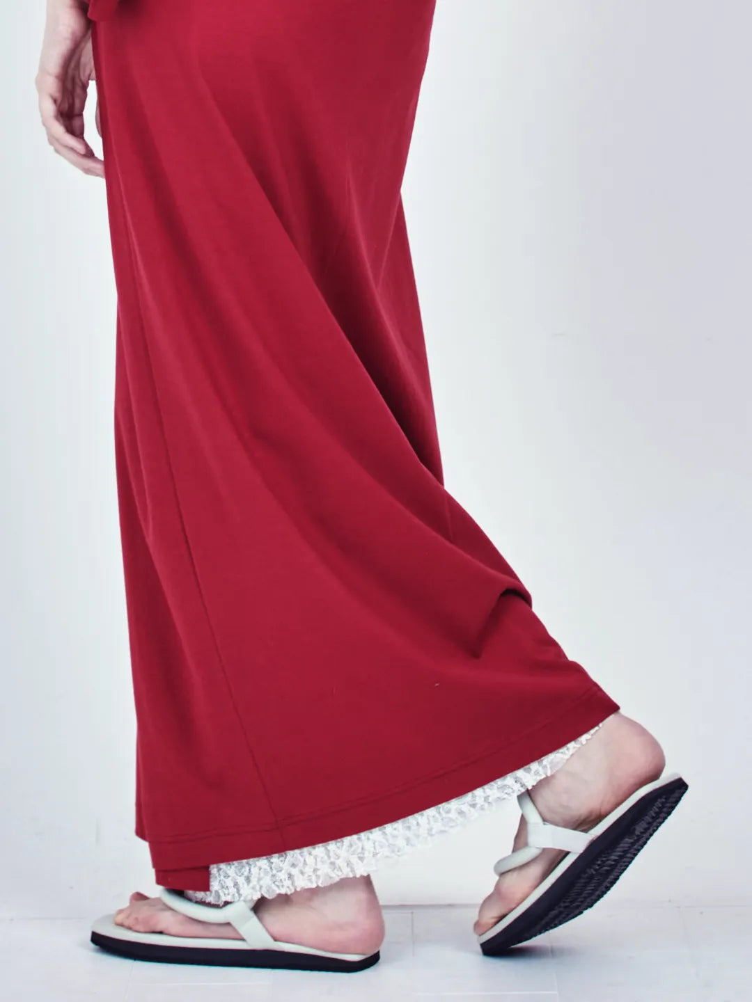 SUSOYOKE — ストレッチインナースカート（White）