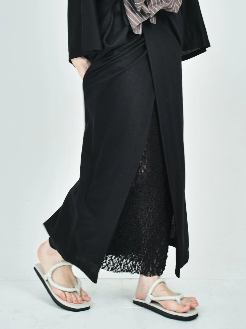 SUSOYOKE — ストレッチインナースカート（Black）
