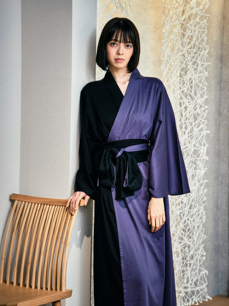 
                  
                    YUKATA  Bicolor (Black × 紫) Women
                  
                