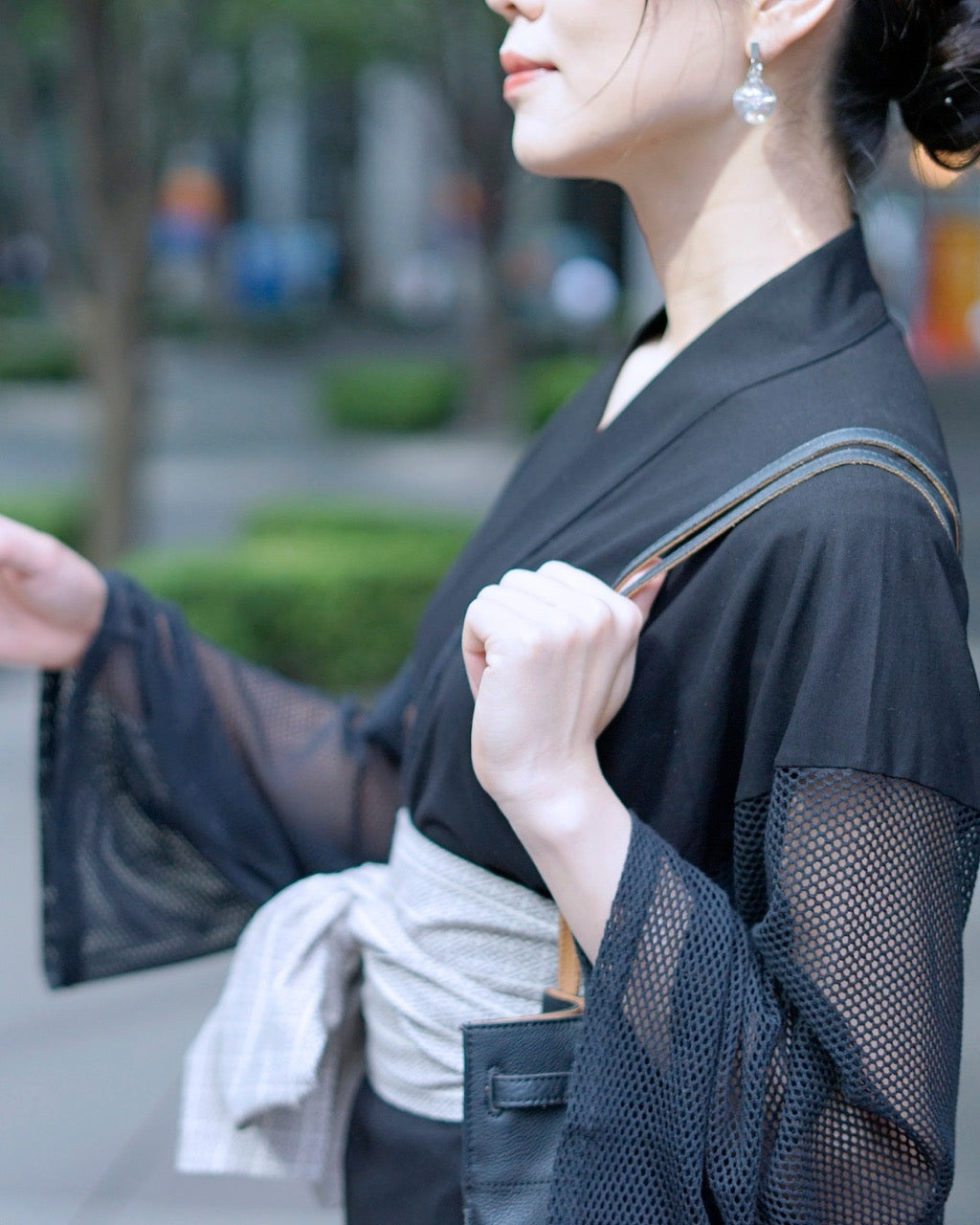 YUKATA 涼 Mesh (Black) Woman