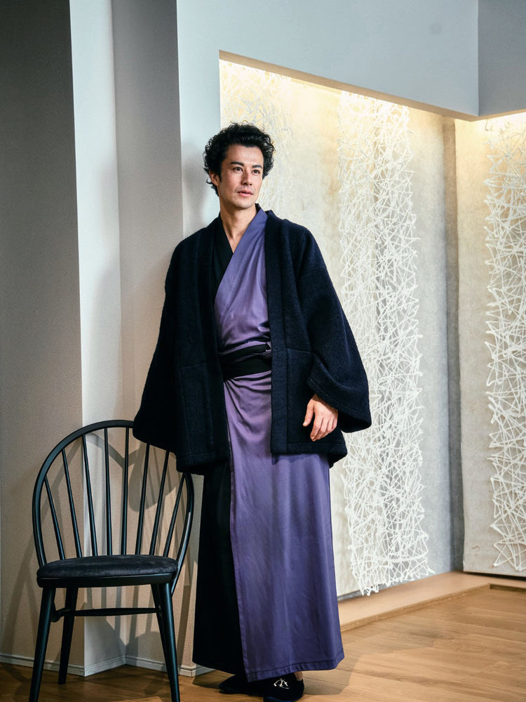 
                  
                    YUKATA   Bicolor (Black × 紫)Men
                  
                