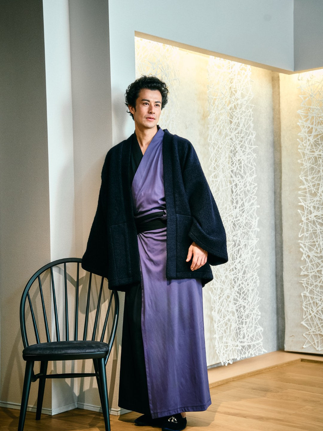 
                  
                    【11月中旬以降発送】YUKATA   Bicolor (Black × 紫)Men
                  
                