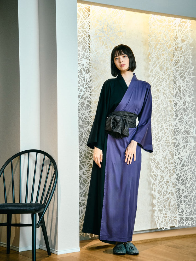 
                  
                    【11月中旬以降発送】YUKATA  Bicolor (Black × 紫) Women
                  
                