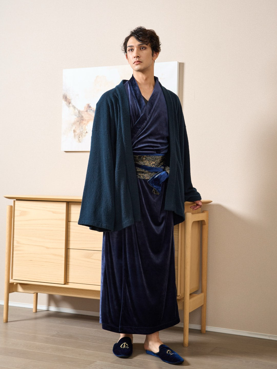 
                  
                    HAORI カーディガン Wool (Deep Blue)
                  
                